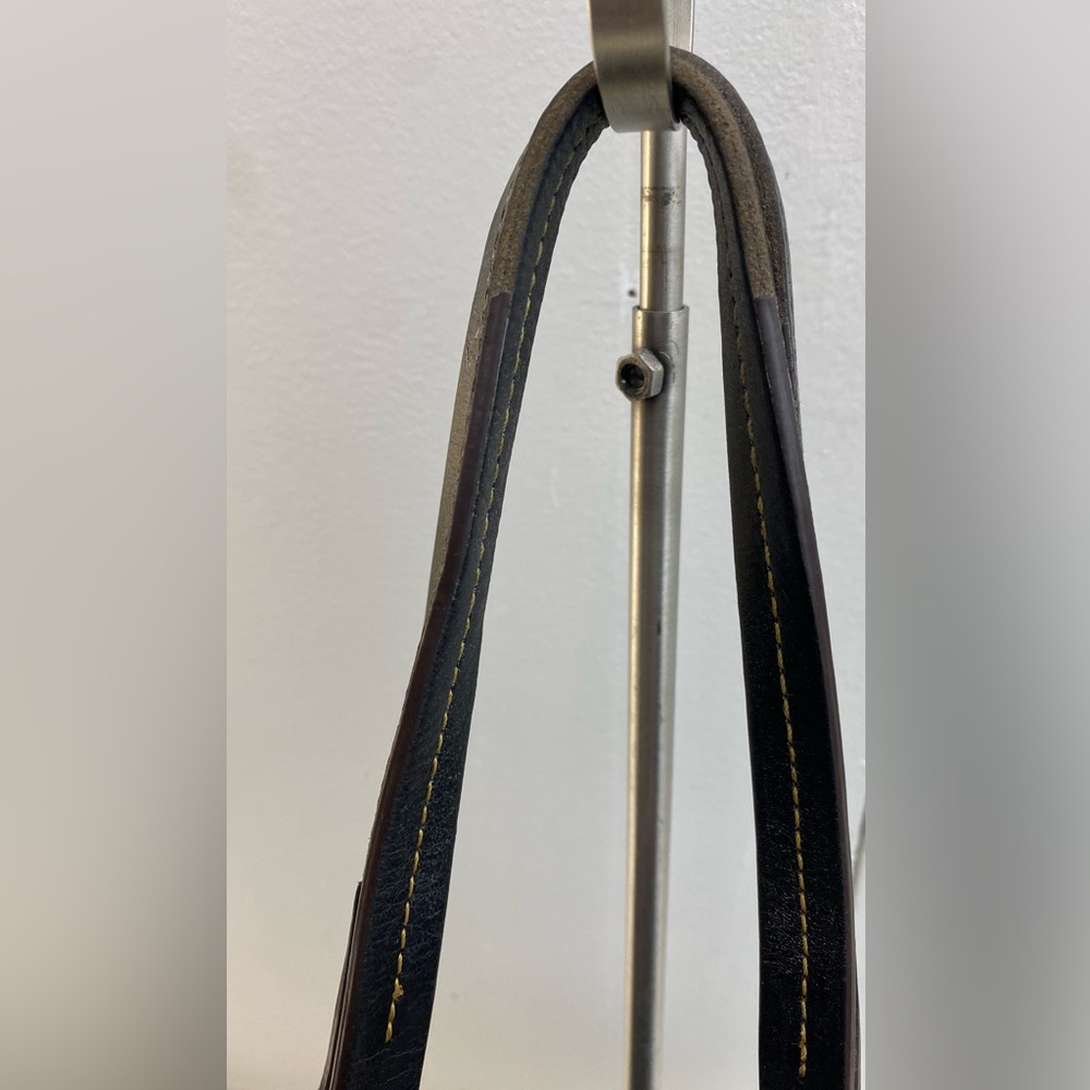 Dooney & Bourke Florentine Barlow Black Leather Shoulder Tote Bag - Picture 4 of 13